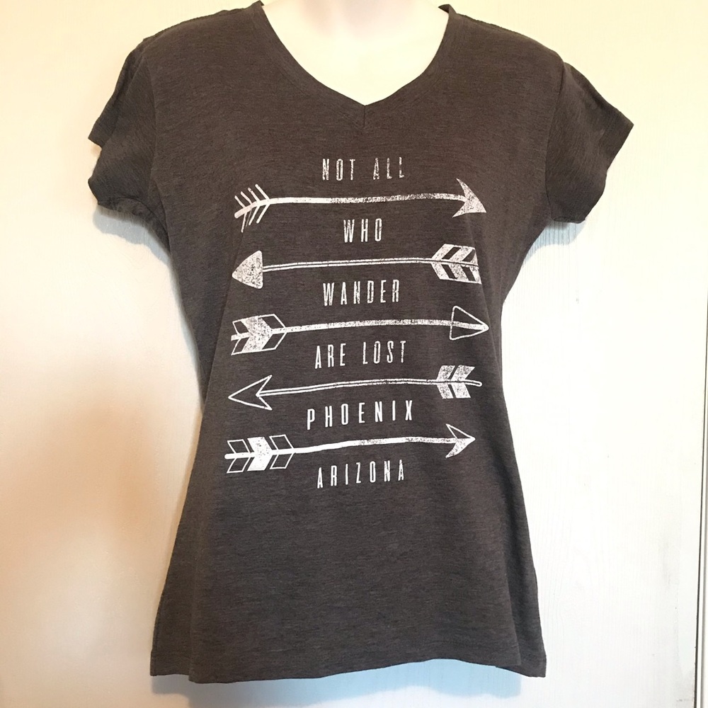 MV Sport, Phx AZ V-neck, Gray. Medium.